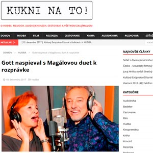 Gott naspieval s Magálovou duet k rozprávke