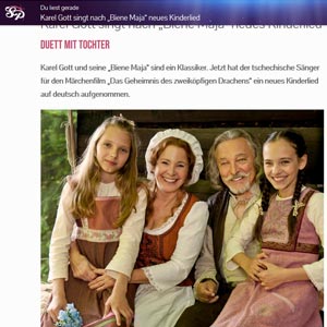 Karel Gott singt nach „Biene Maja“ neues Kinderlied